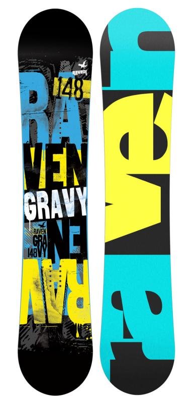 Snowboard bez vázání Raven - délka 155 cm