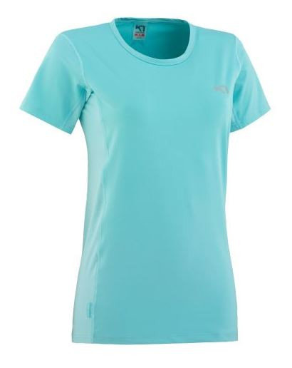 Modré dámské funkční tričko s krátkým rukávem Kari Traa