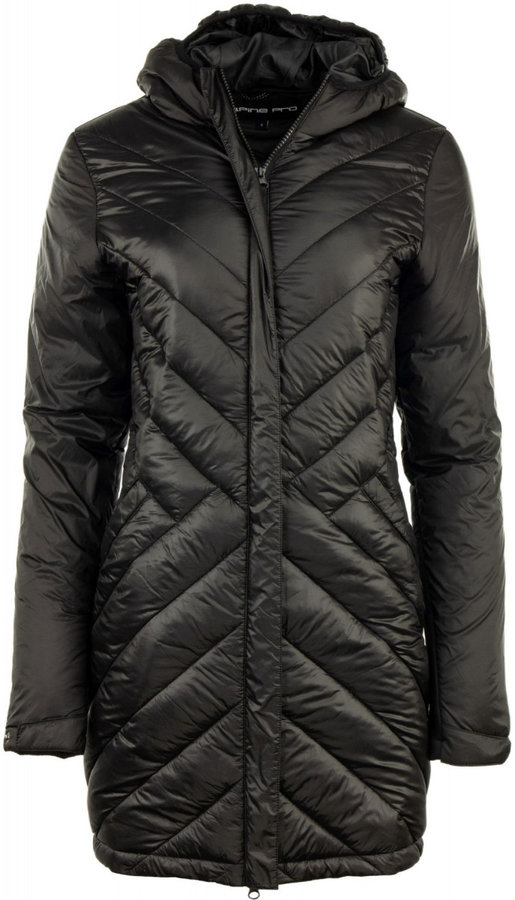 Černý dámský kabát Alpine Pro
