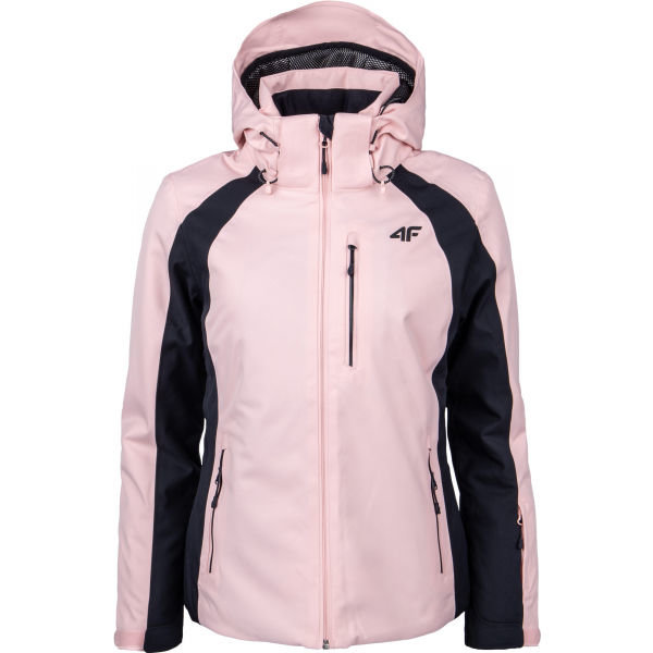 Růžová dámská lyžařská bunda 4F