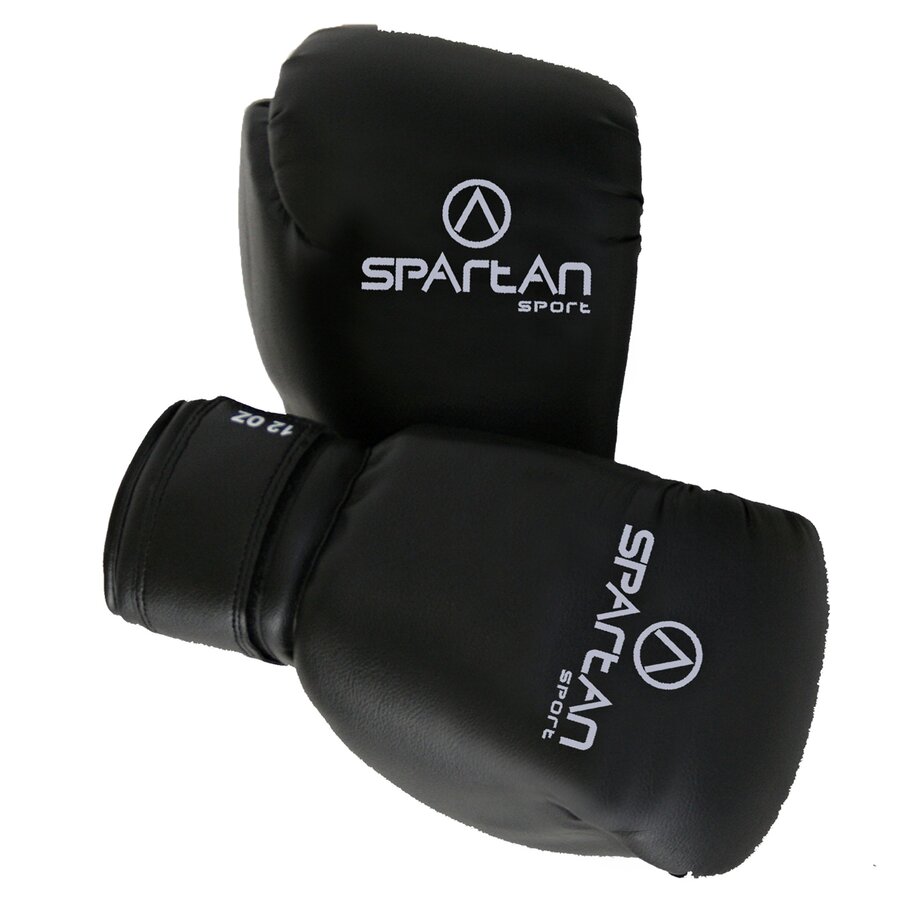 Černé boxerské rukavice Spartan - velikost 12 oz