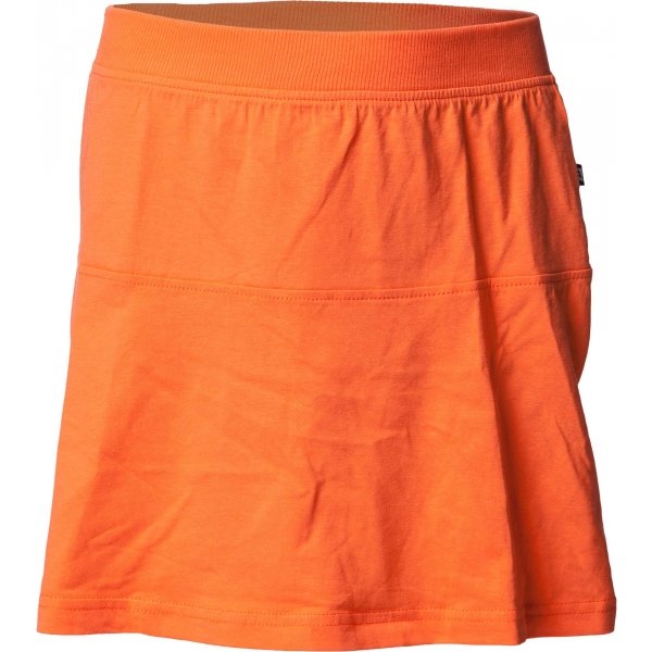 Oranžová dívčí sukně Alpine Pro - velikost 140-146