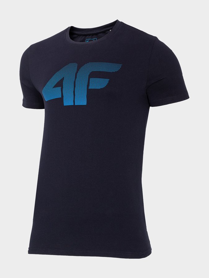 Modré pánské tričko s krátkým rukávem 4F
