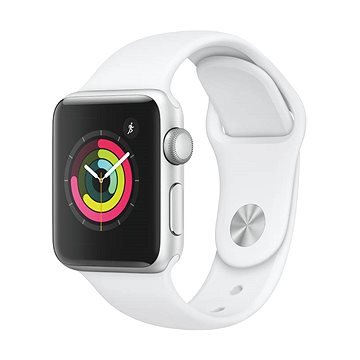 Bílé chytré hodinky Watch Series 3, Apple