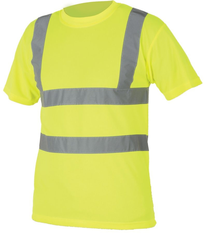 Žluté reflexní tričko s krátkým rukávem Ardon - velikost S
