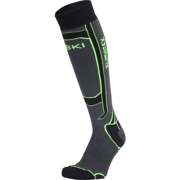 Černo-šedé pánské lyžařské ponožky Klimatex - velikost 43-46 EU