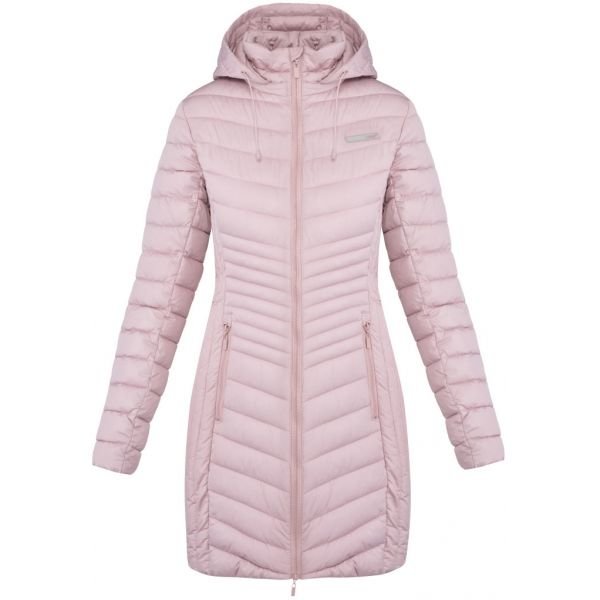 Růžový dámský kabát Loap - velikost S