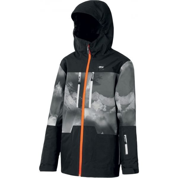 Černá chlapecká lyžařská bunda Picture