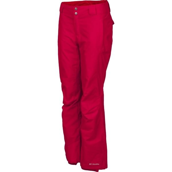 Červené dámské lyžařské kalhoty Columbia - velikost XL