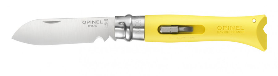 Nůž - Nůž Opinel VRI N°09 DIY Barva: žlutá
