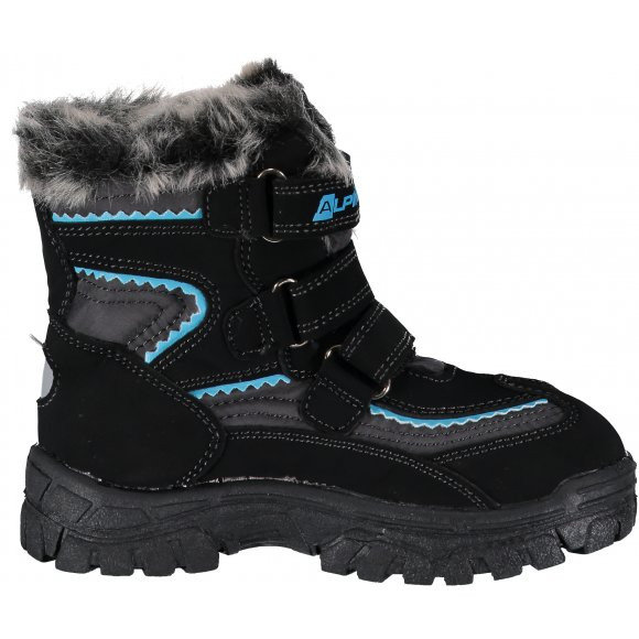 Černé dětské zimní boty Alpine Pro