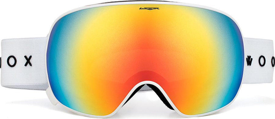 Bílé lyžařské brýle Woox