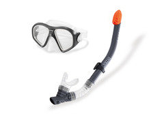 Černá dětská potápěčská sada Reef Rider, INTEX potápěčské brýle, šnorchl
