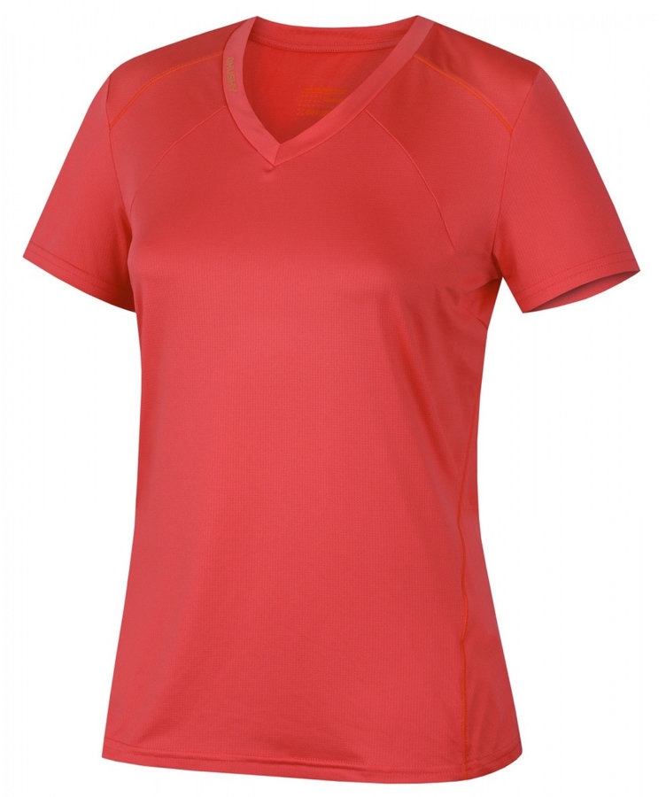 Růžové dámské funkční tričko s krátkým rukávem Husky - velikost L