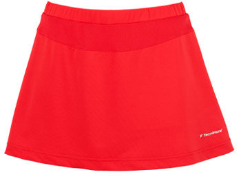 Červená dámská tenisová sukně Tecnifibre - velikost M