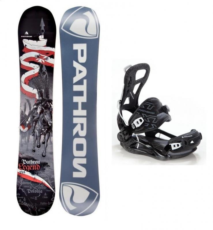 Snowboard s vázáním Pathron - délka 159 cm