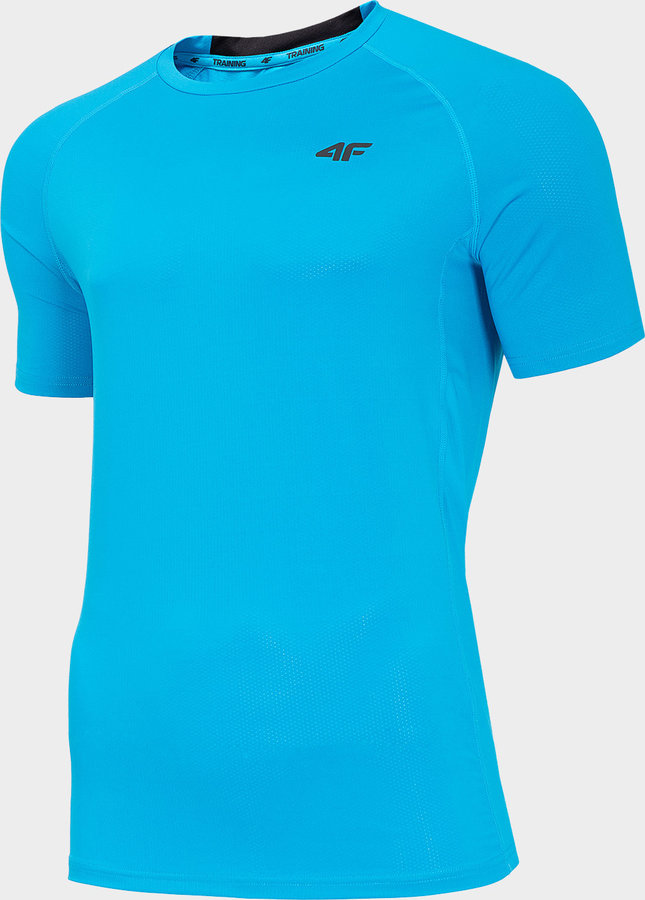 Modré pánské funkční tričko s krátkým rukávem 4F - velikost XL