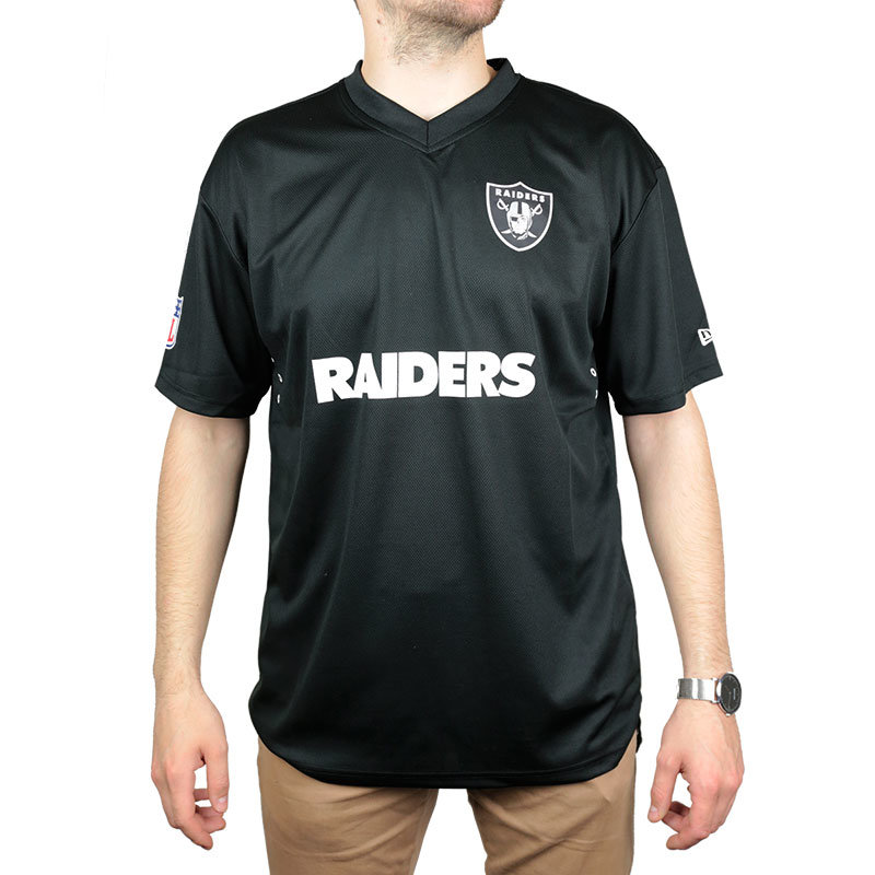 Černé pánské tričko s krátkým rukávem &amp;quot;Oakland Raiders&amp;quot;, New Era - velikost S