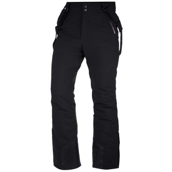 Černé softshellové pánské kalhoty NorthFinder