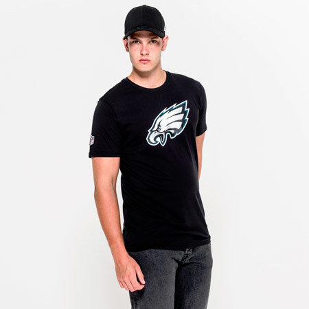 Černé pánské tričko s krátkým rukávem "Philadelphia Eagles", New Era - velikost XXL