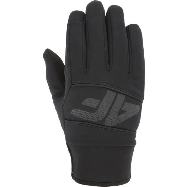Černé zimní rukavice 4F