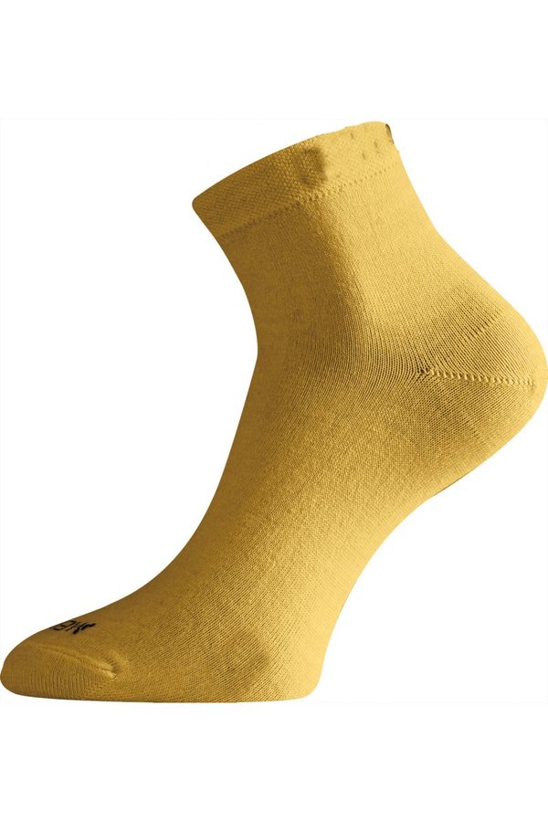 Žluté pánské trekové ponožky Lasting - velikost 34-37 EU